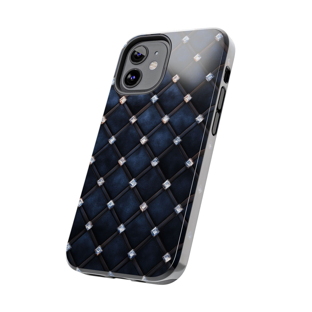 Fundas Premium MINUX para iPhone y Samsung Galaxy - Midnight Diamond Quilt