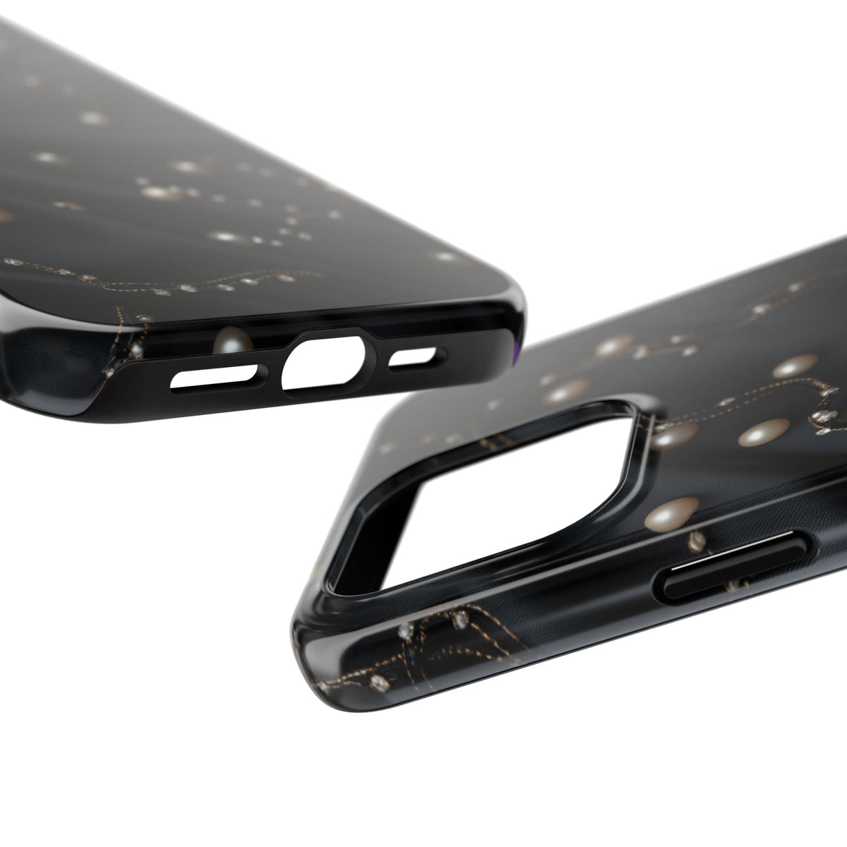 Fundas Premium MINUX para iPhone y Samsung Galaxy - Pearl Chain Velvet