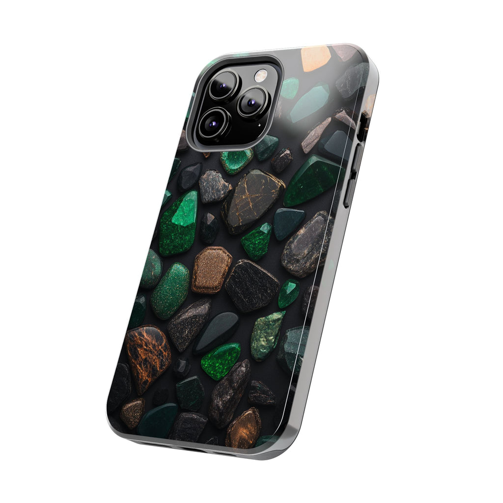 Fundas Premium MINUX para iPhone y Samsung Galaxy - Emerald Stone Mosaic