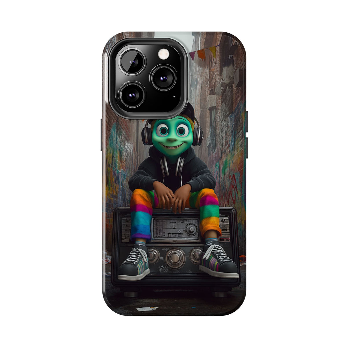 Funda Premium MINUX para iPhone y Samsung Galaxy - Alien Boy