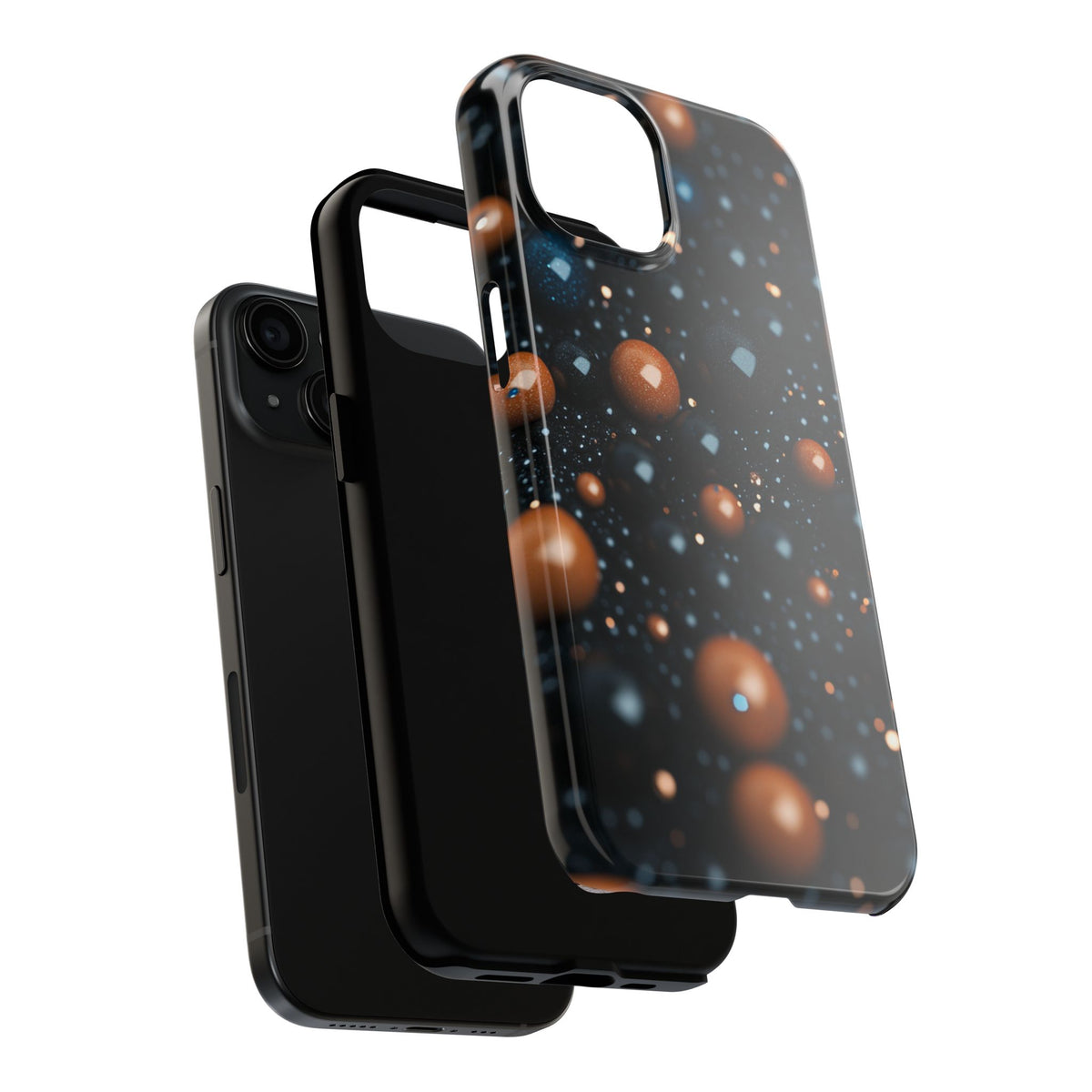 Fundas Premium MINUX para iPhone y Samsung Galaxy - Copper Pearl Constellation