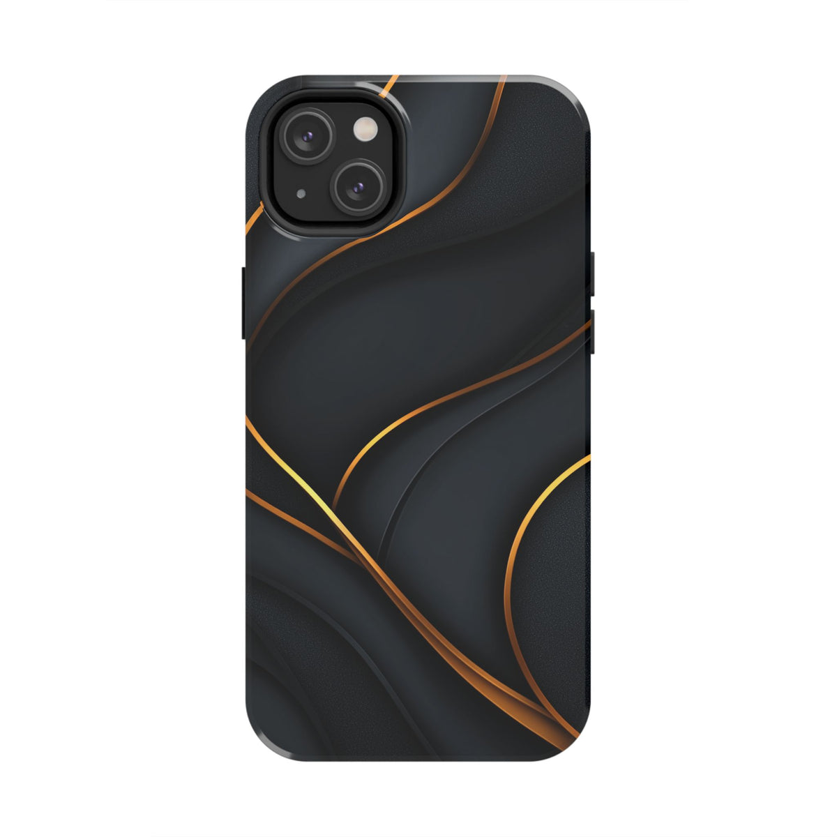 Fundas Premium MINUX para iPhone y Samsung Galaxy - Golden Silk Curves