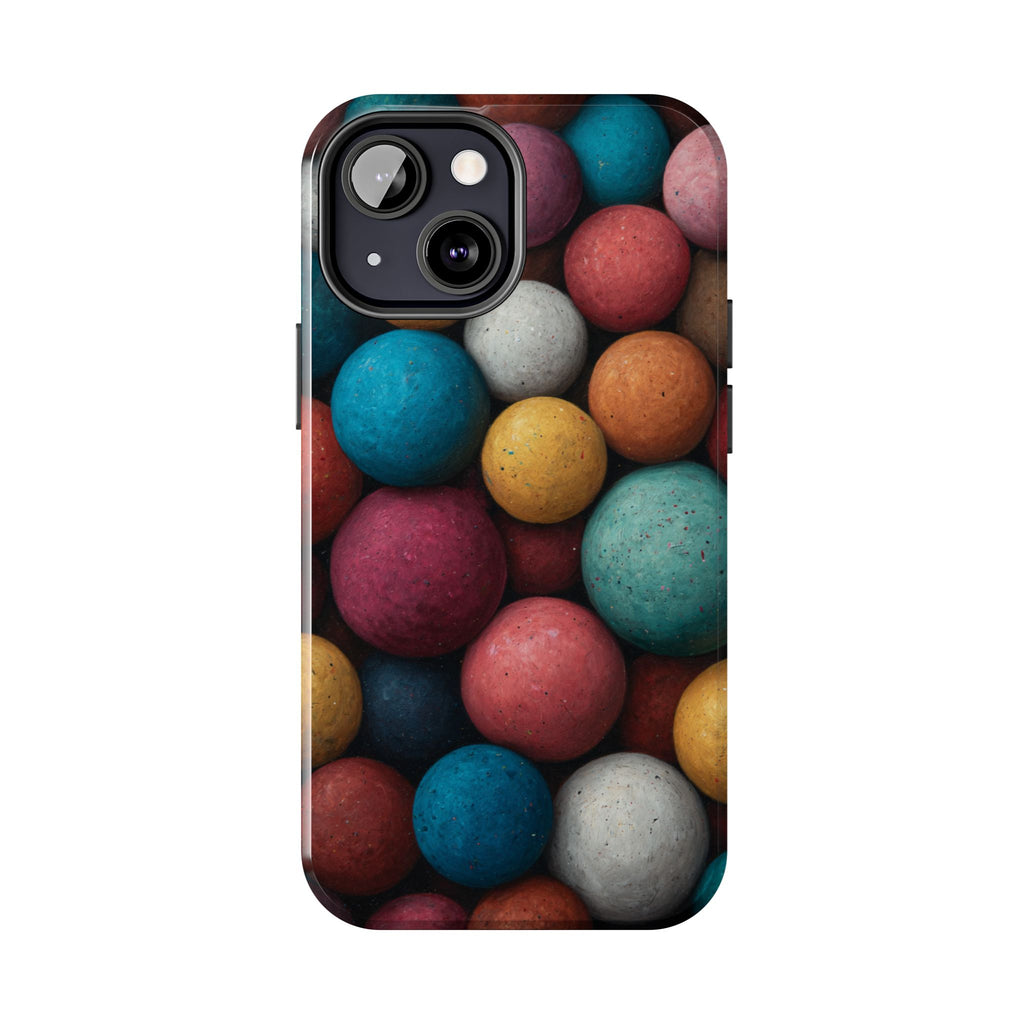 Funda Premium MINUX para iPhone y Samsung Galaxy - Colored Balls 001
