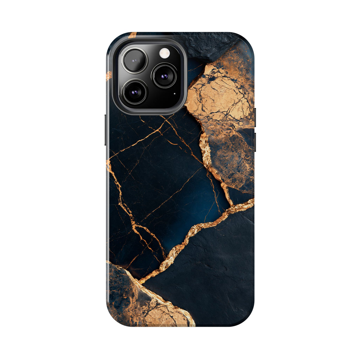 Funda Premium MINUX para iPhone y Samsung Galaxy - Golden Marble