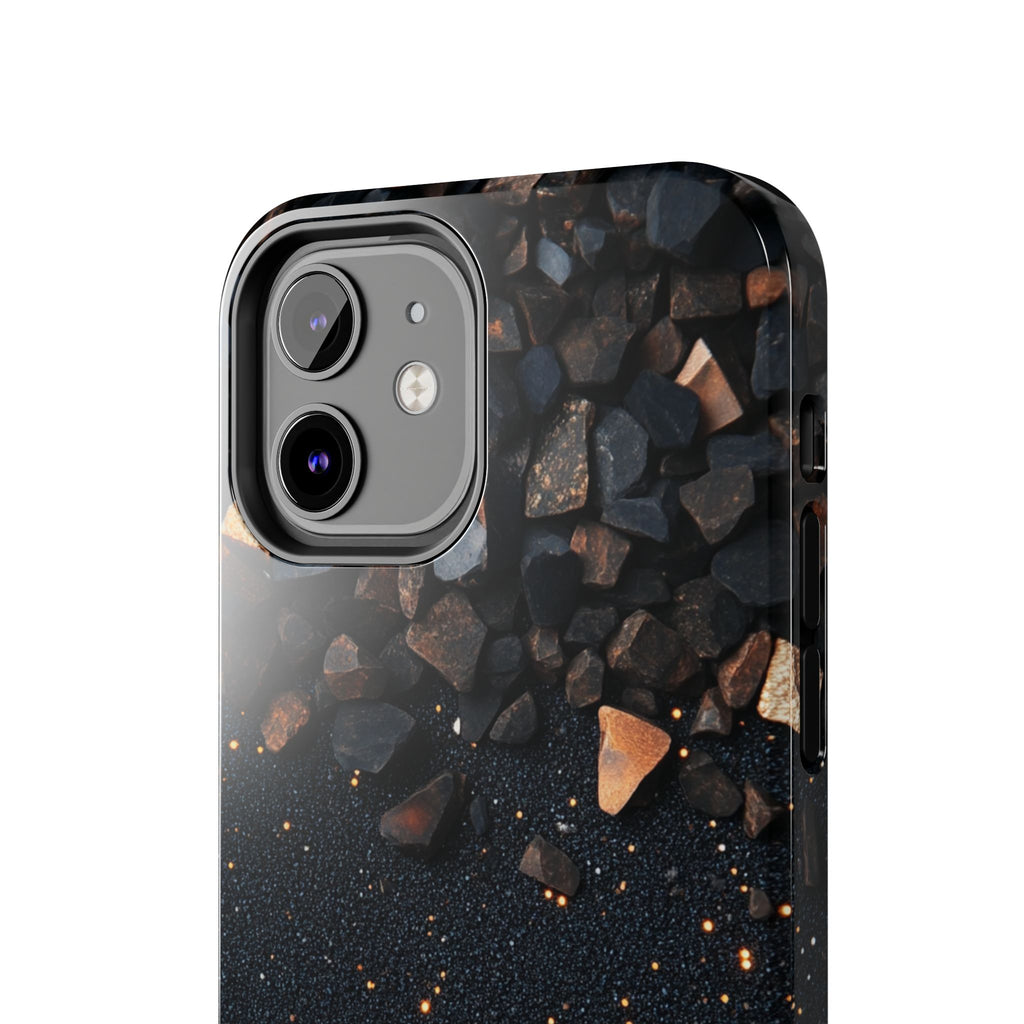 Fundas Premium MINUX para iPhone y Samsung Galaxy - Obsidian Stone Mosaic