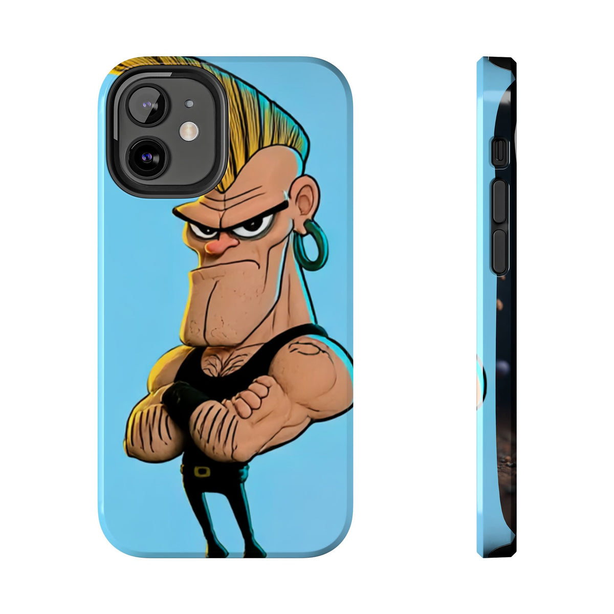 Funda Premium MINUX para iPhone y Samsung Galaxy - Golden Punk