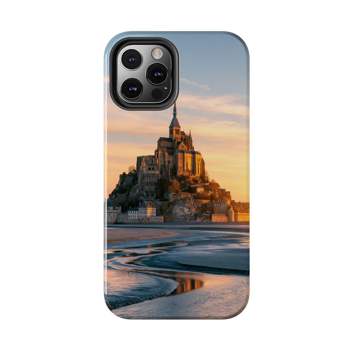 Funda Premium MINUX para iPhone y Samsung Galaxy - Mont Saint-Michel