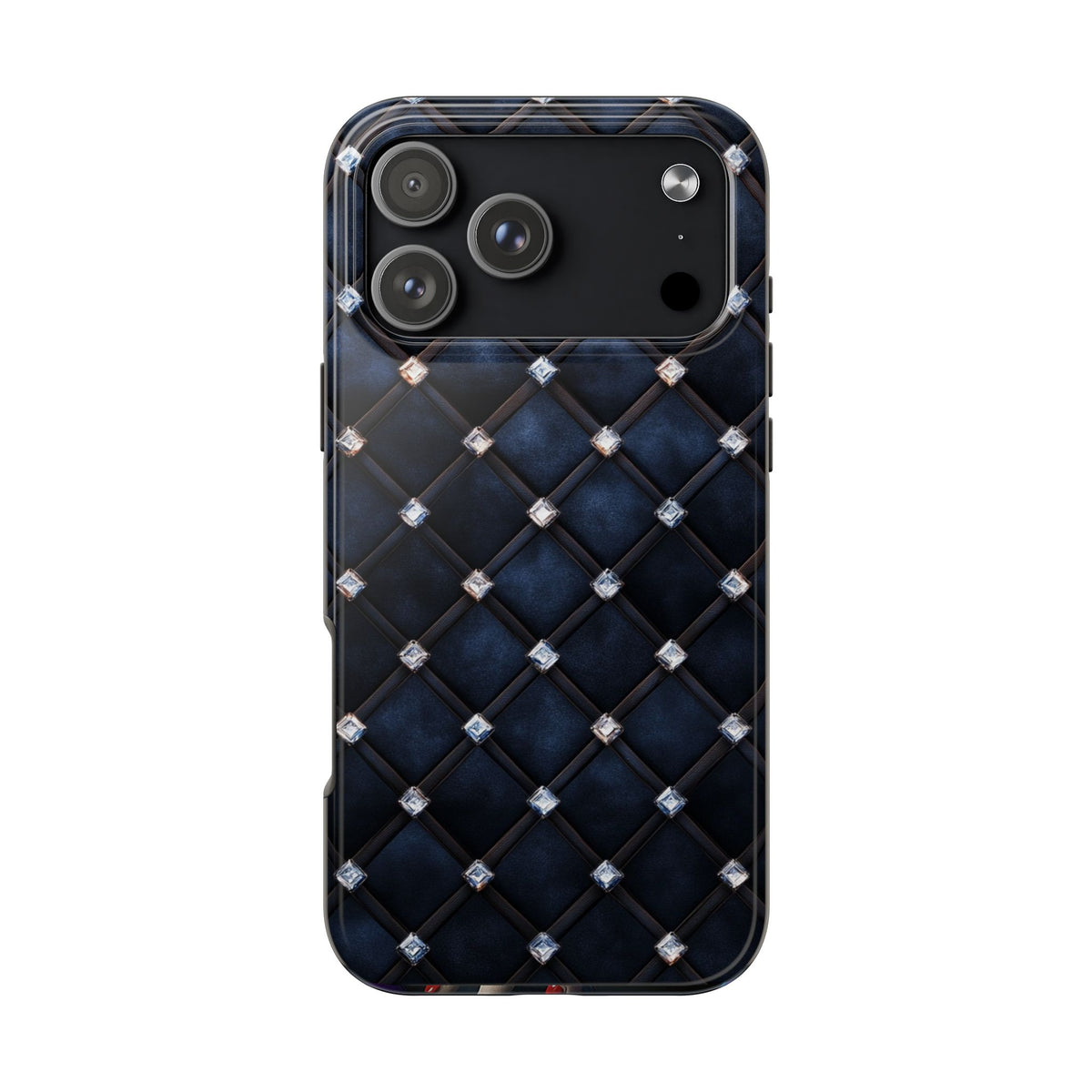 Fundas Premium MINUX para iPhone y Samsung Galaxy - Midnight Diamond Quilt