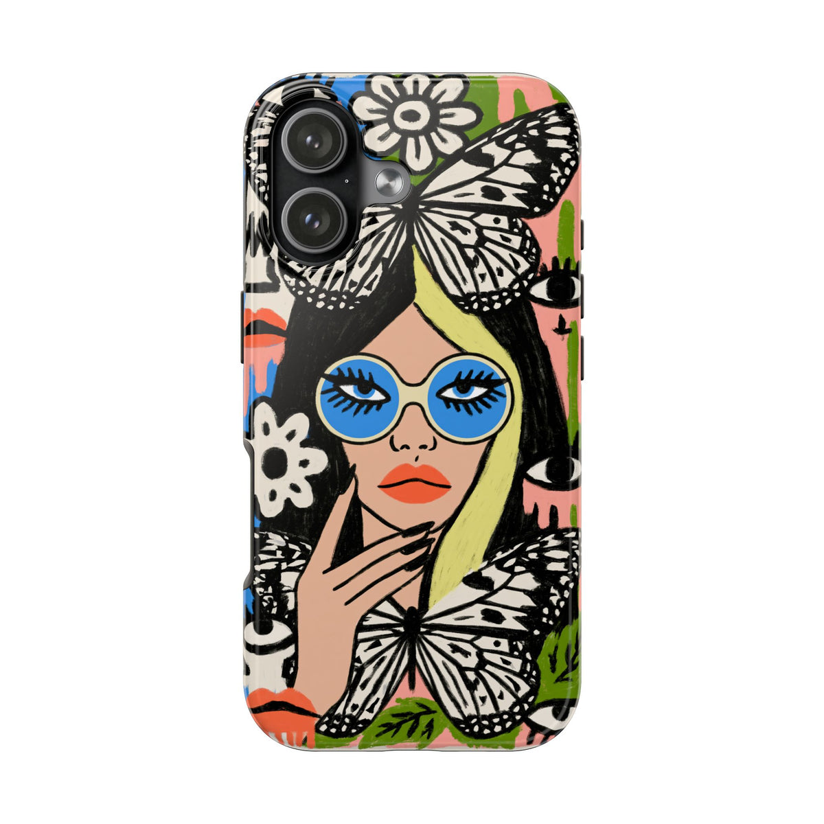 Fundas Premium MINUX para iPhone y Samsung Galaxy - Floral Butterfly Muse