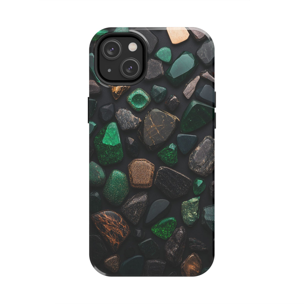 Fundas Premium MINUX para iPhone y Samsung Galaxy - Emerald Stone Mosaic