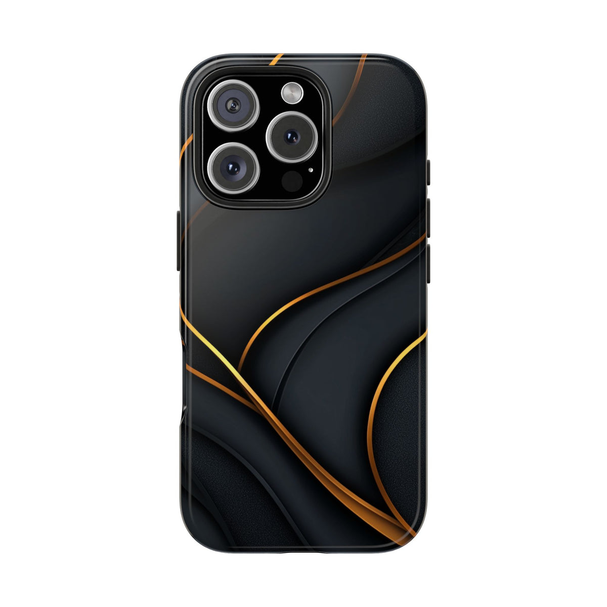 Fundas Premium MINUX para iPhone y Samsung Galaxy - Golden Silk Curves