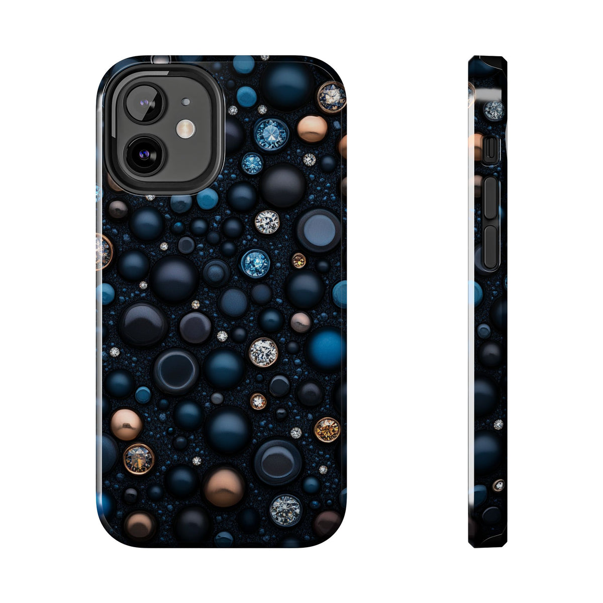 Fundas Premium MINUX para iPhone y Samsung Galaxy - Midnight Blue Pearl Mosaic