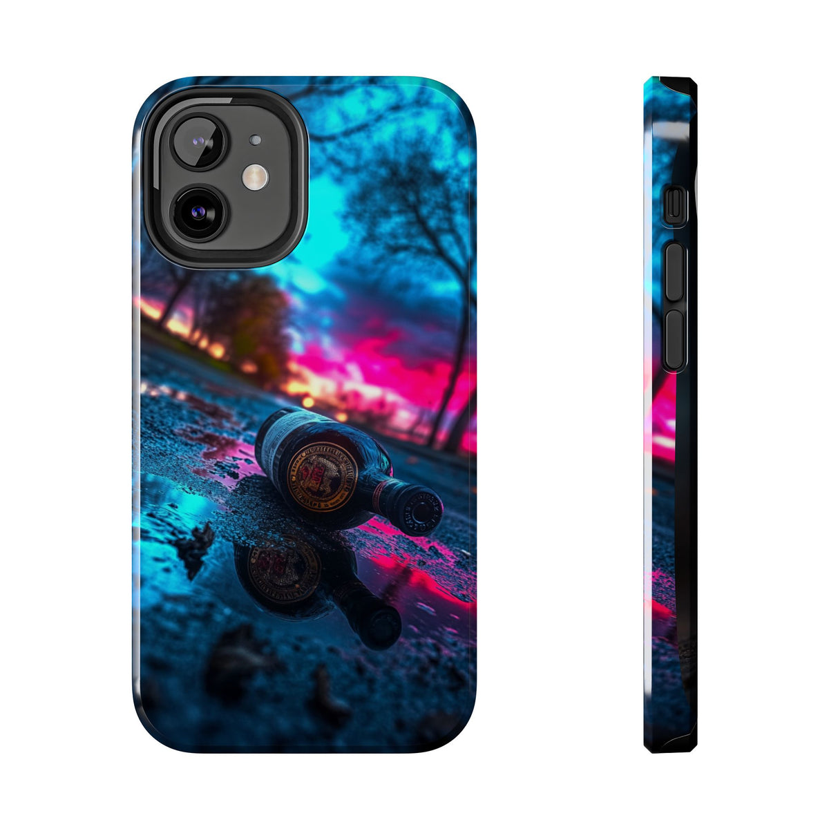 Funda Premium MINUX para iPhone y Samsung Galaxy - Neon Color Bottle