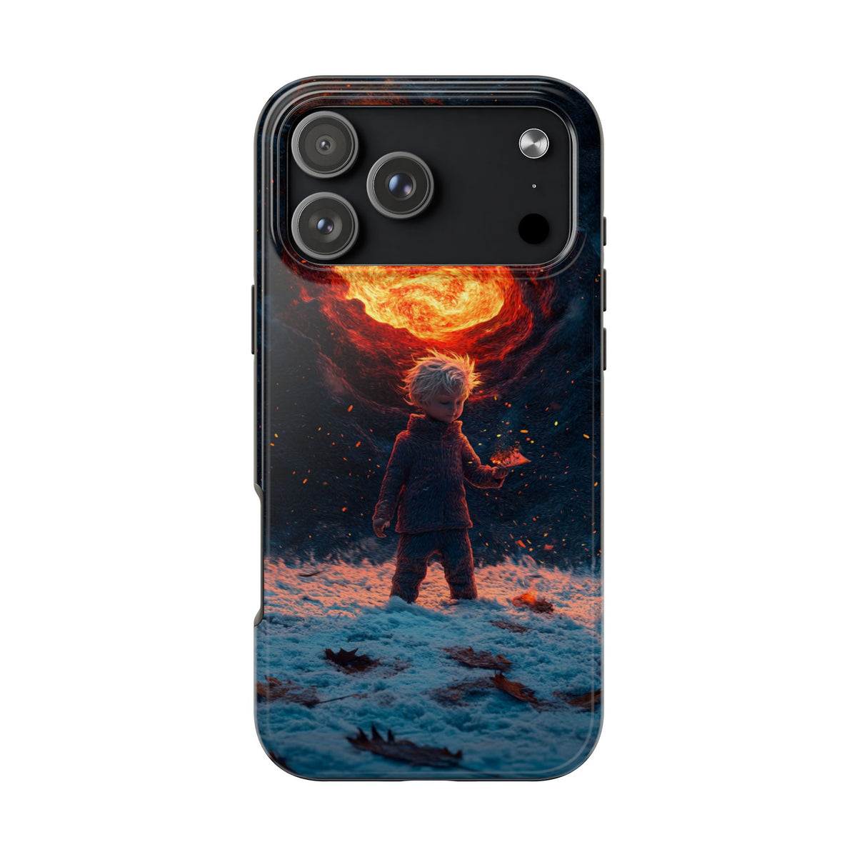 Funda Premium MINUX para iPhone y Samsung Galaxy - Flame kid