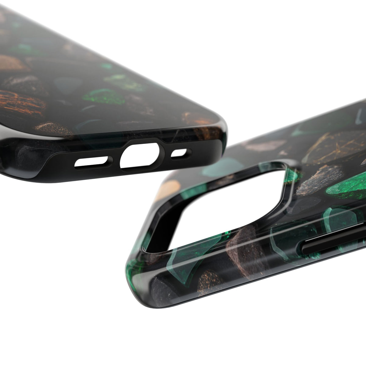 Fundas Premium MINUX para iPhone y Samsung Galaxy - Emerald Stone Mosaic