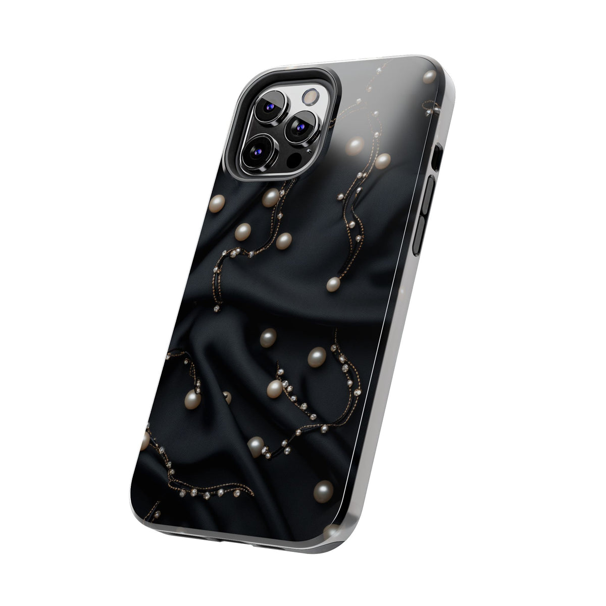 Fundas Premium MINUX para iPhone y Samsung Galaxy - Pearl Chain Velvet