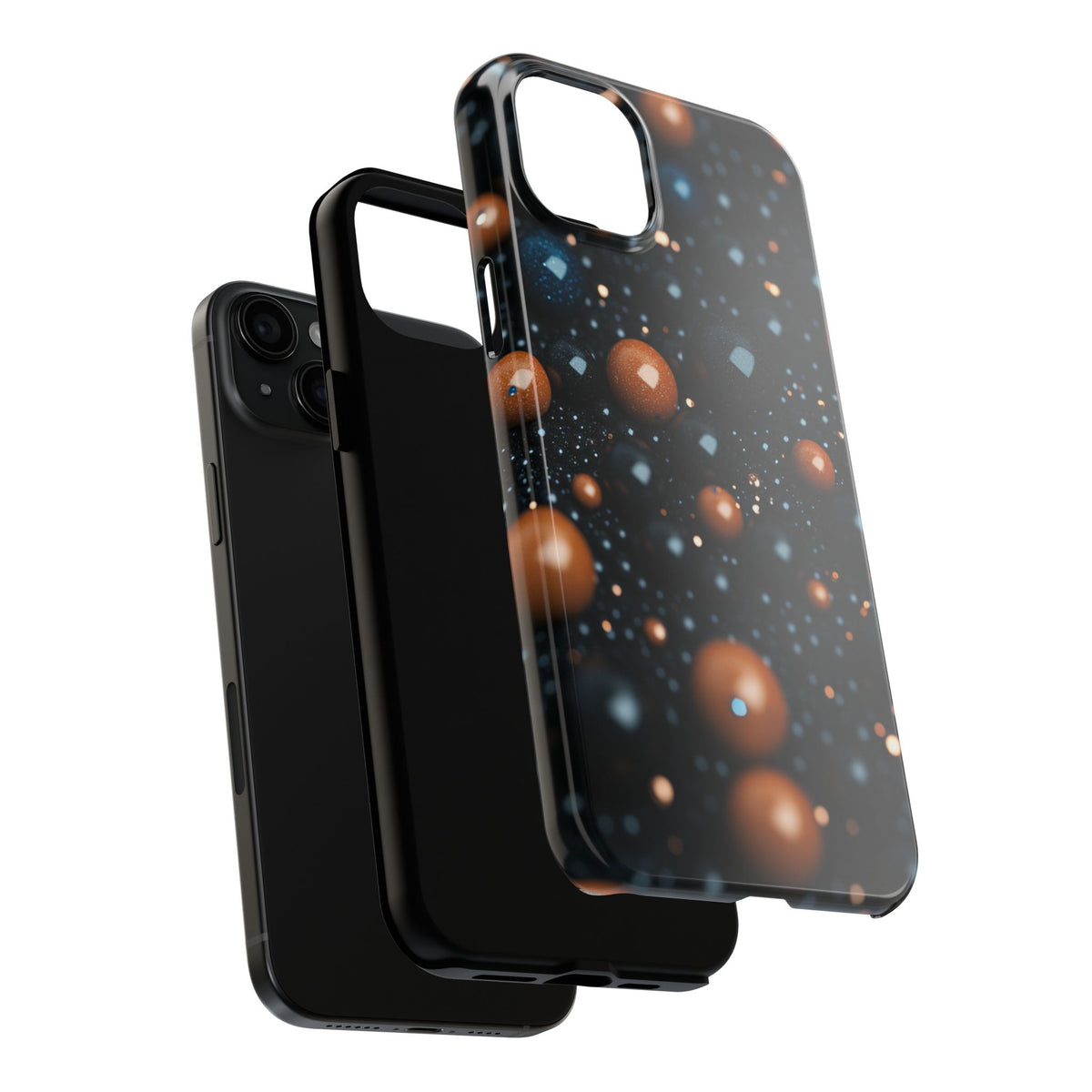 Fundas Premium MINUX para iPhone y Samsung Galaxy - Copper Pearl Constellation