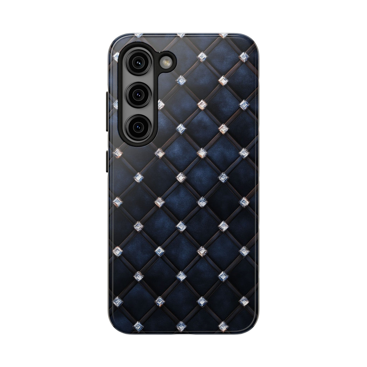 Fundas Premium MINUX para iPhone y Samsung Galaxy - Midnight Diamond Quilt
