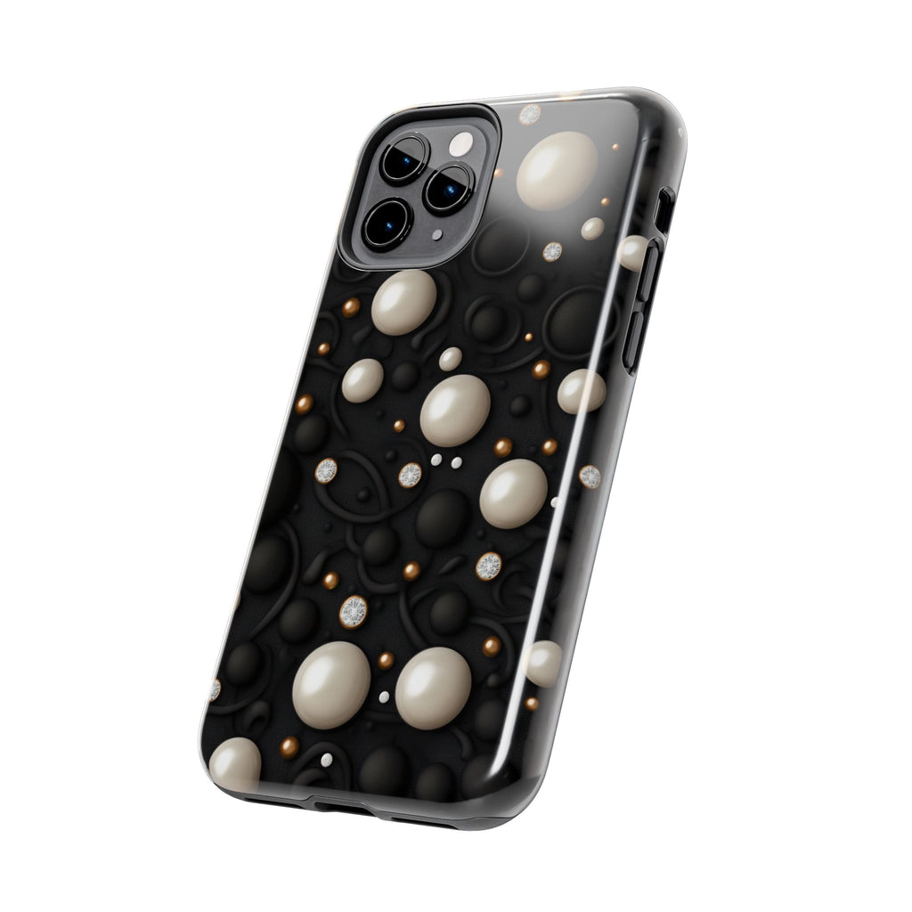 Fundas Premium MINUX para iPhone y Samsung Galaxy - Ivory Pearl Obsidian