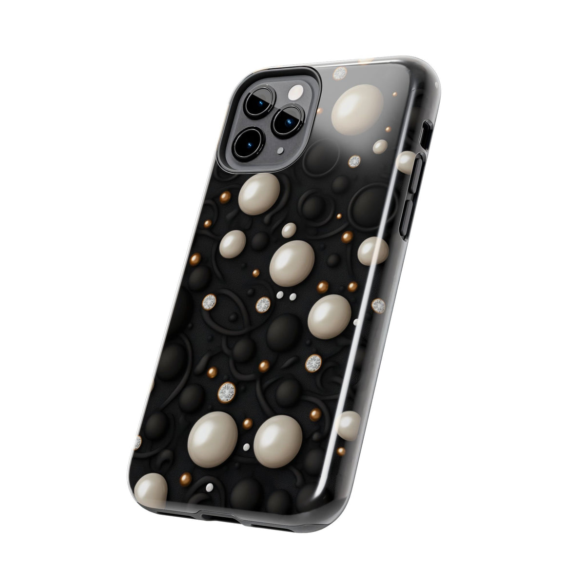 Fundas Premium MINUX para iPhone y Samsung Galaxy - Ivory Pearl Obsidian