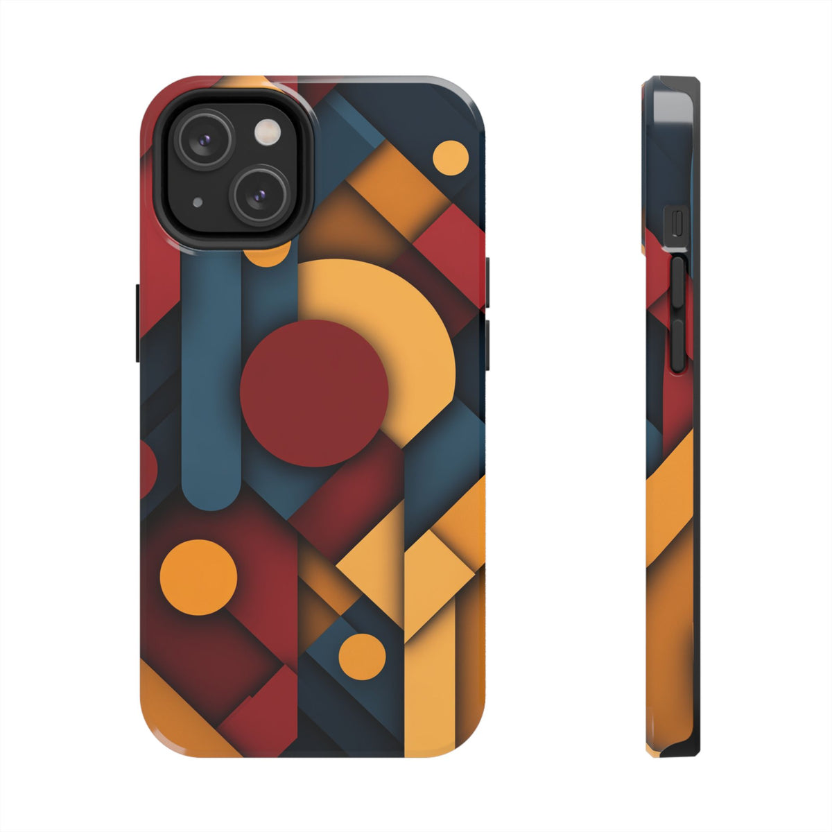 Fundas Premium MINUX para iPhone y Samsung Galaxy - Geometric Pulse