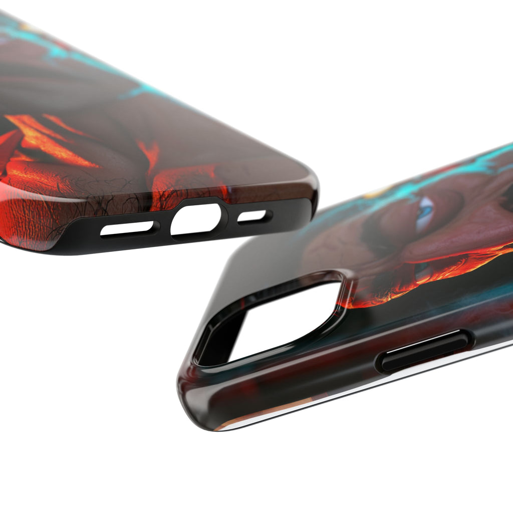 Funda Premium MINUX para iPhone y Samsung Galaxy - 3D Mustache Man 001