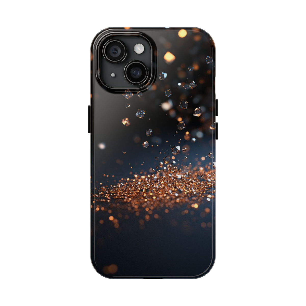 Fundas Premium MINUX para iPhone y Samsung Galaxy - Golden Diamond Dust