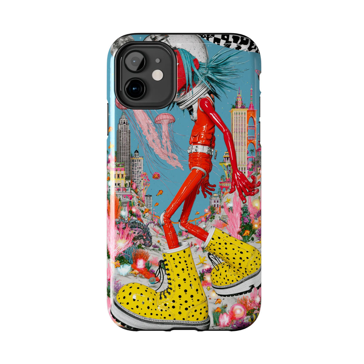 Fundas Premium MINUX para iPhone y Samsung Galaxy - Coral Ocean Walker