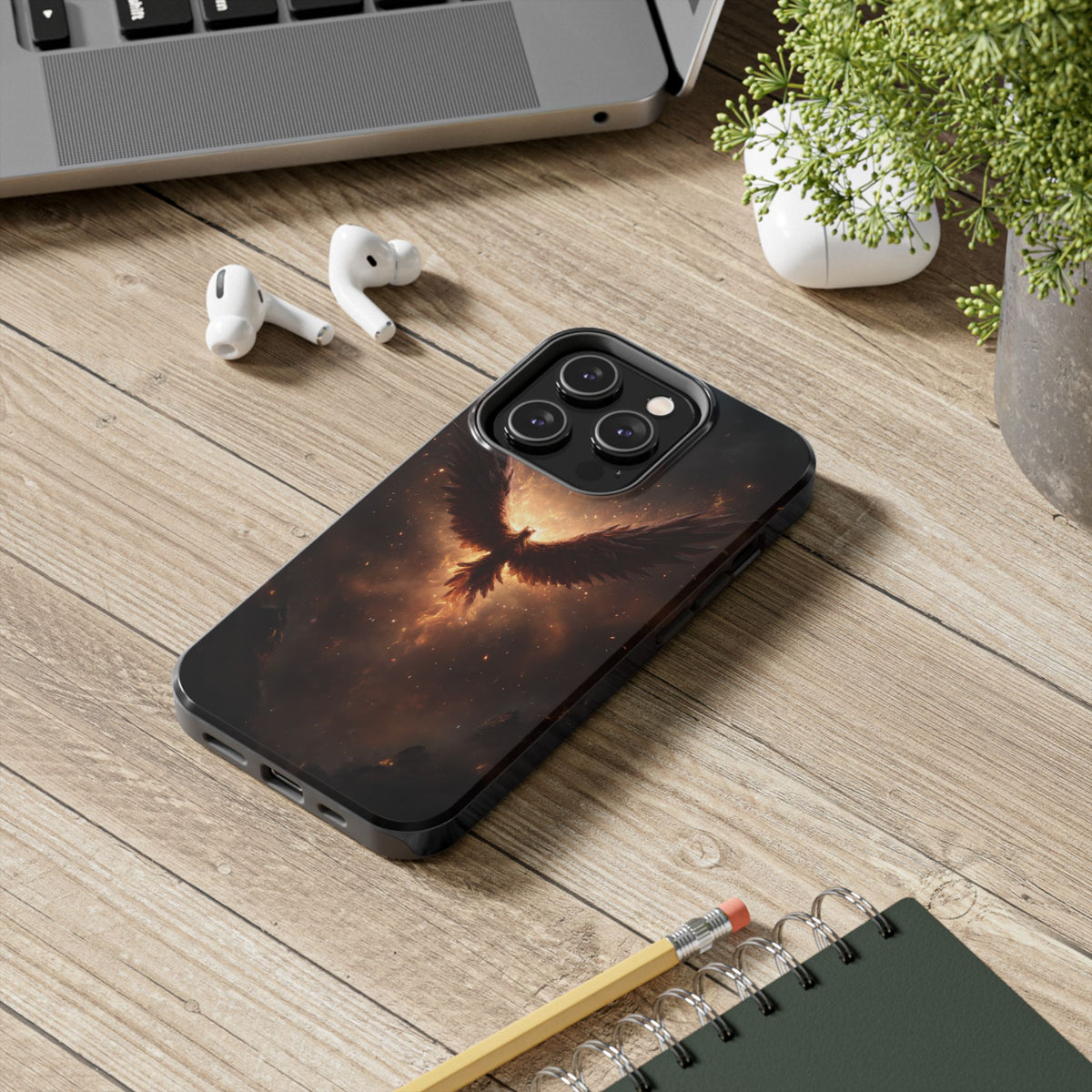 Funda Premium MINUX para iPhone y Samsung Galaxy - Phoenix Rise