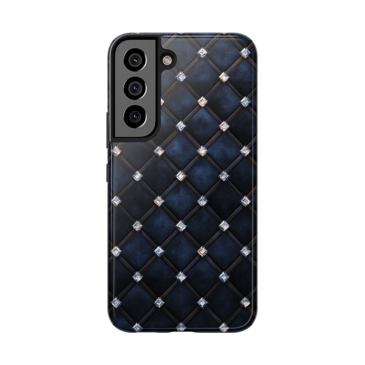Fundas Premium MINUX para iPhone y Samsung Galaxy - Midnight Diamond Quilt