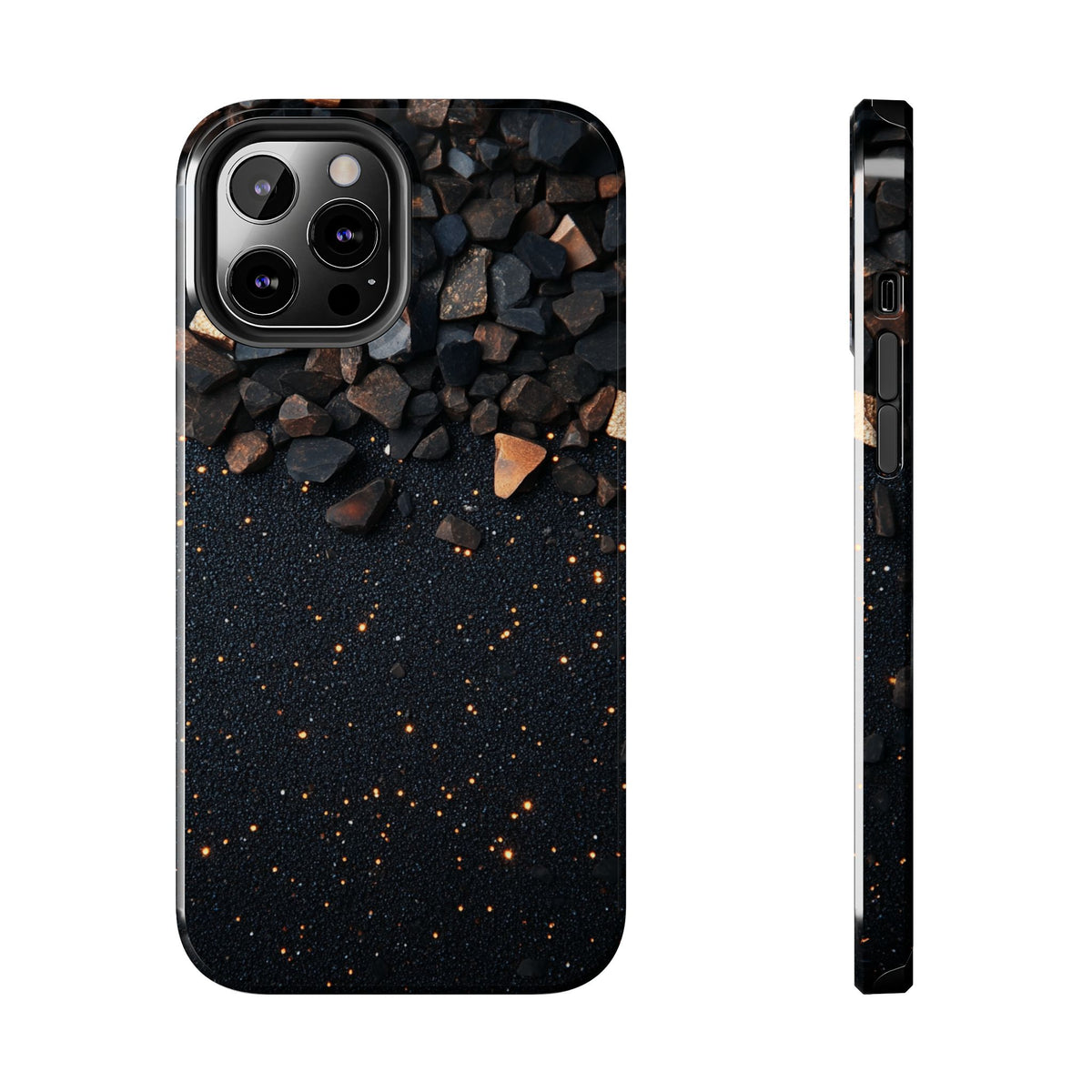 Fundas Premium MINUX para iPhone y Samsung Galaxy - Obsidian Stone Mosaic