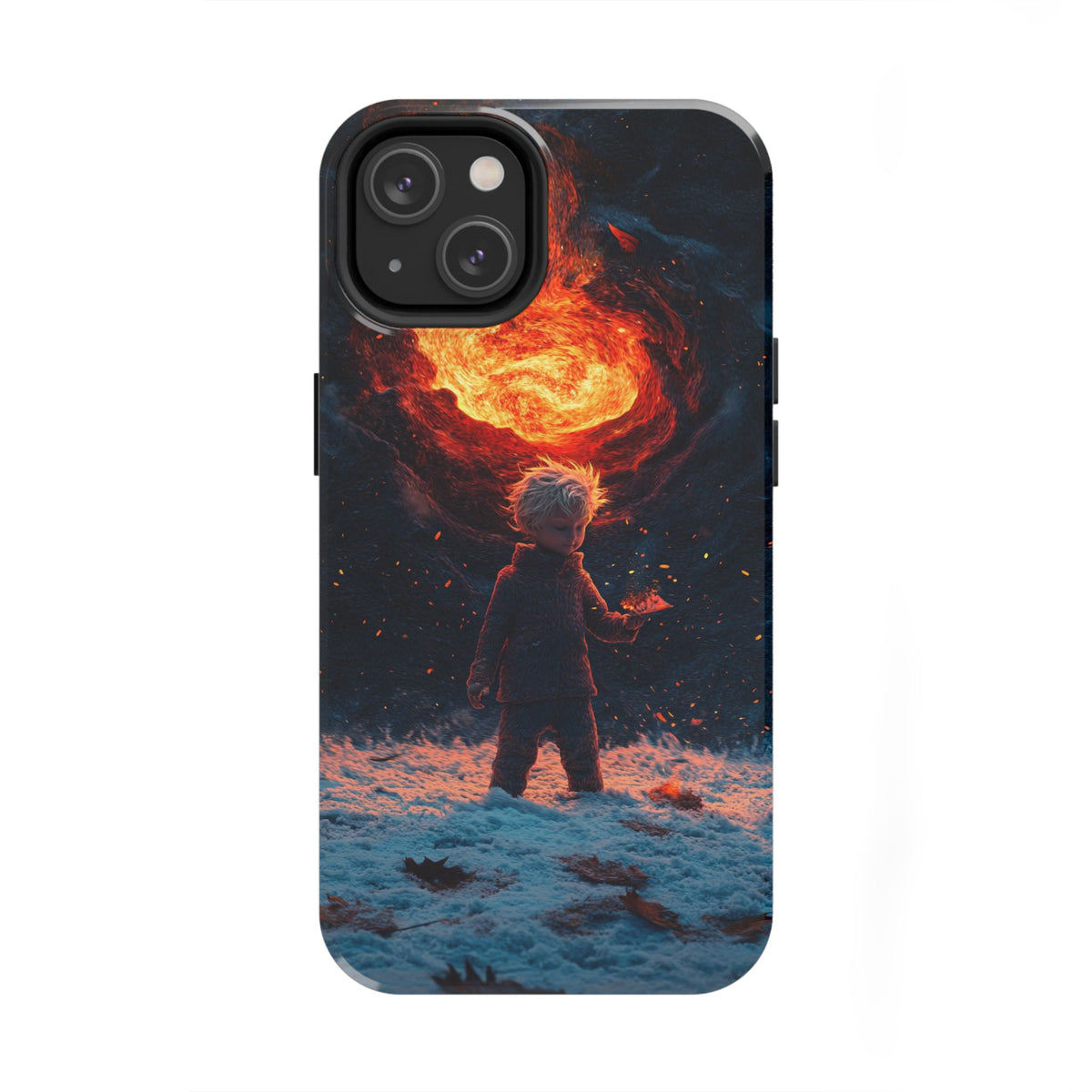 Funda Premium MINUX para iPhone y Samsung Galaxy - Flame kid