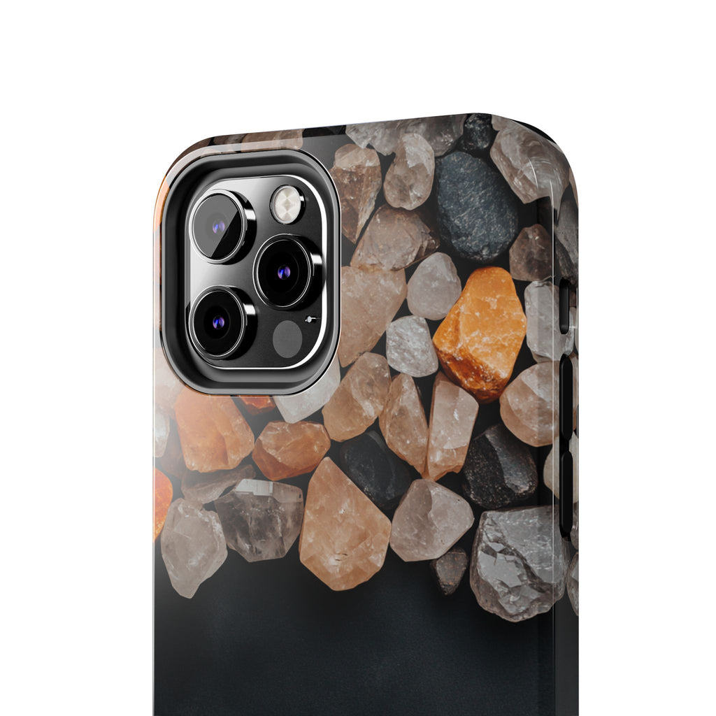Fundas Premium MINUX para iPhone y Samsung Galaxy - Amber Stone Mosaic