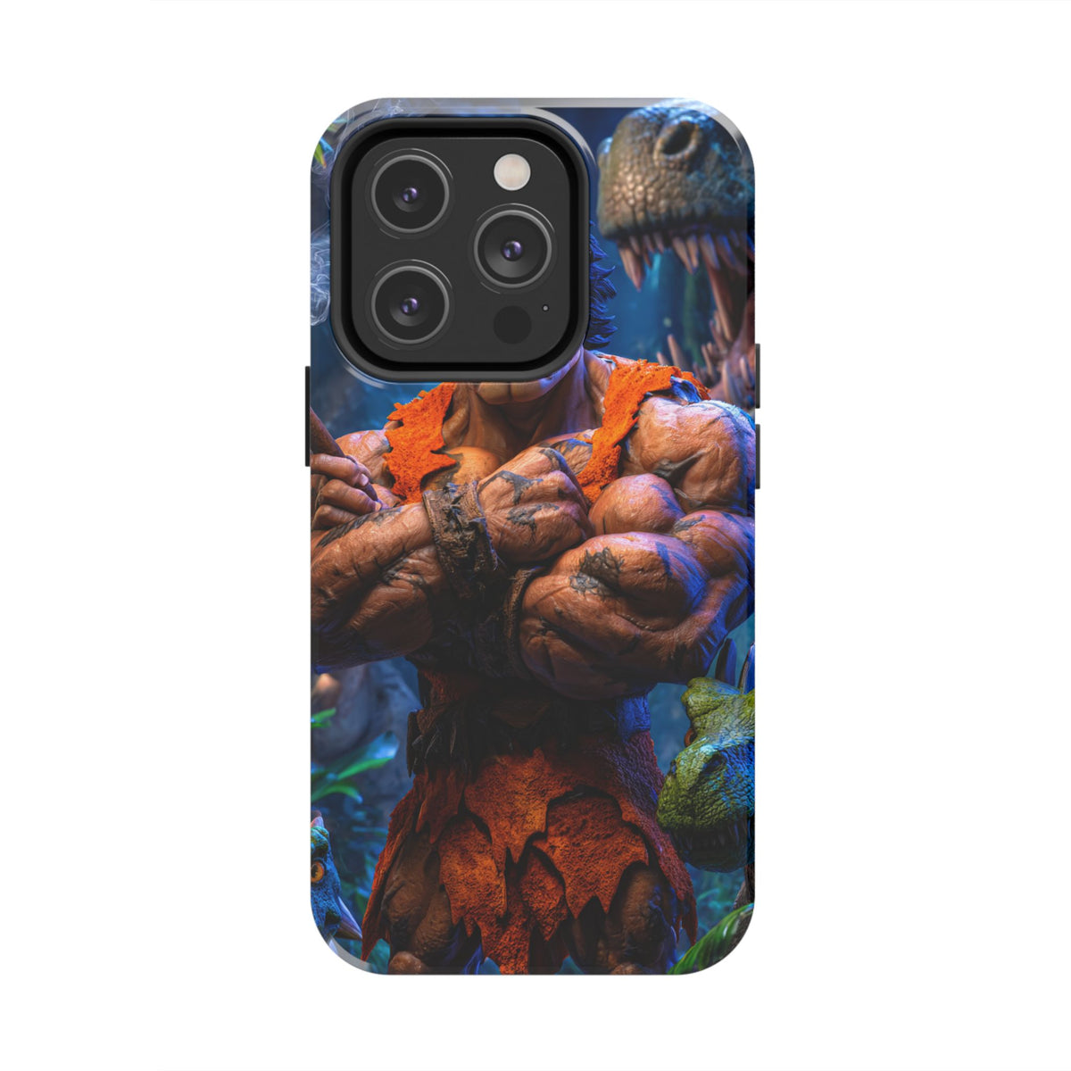 Funda Premium MINUX para iPhone y Samsung Galaxy - Caveman 001