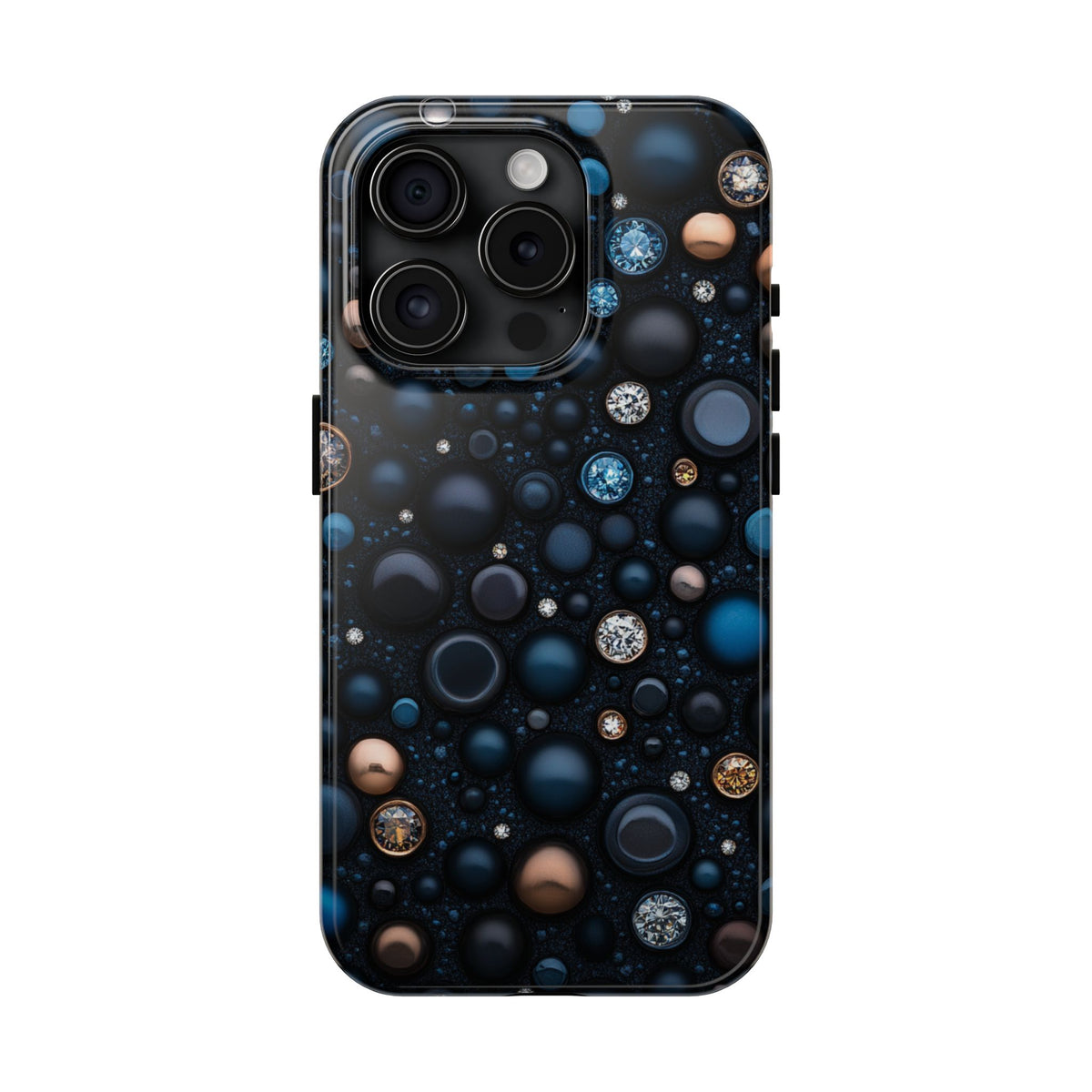 Fundas Premium MINUX para iPhone y Samsung Galaxy - Midnight Blue Pearl Mosaic