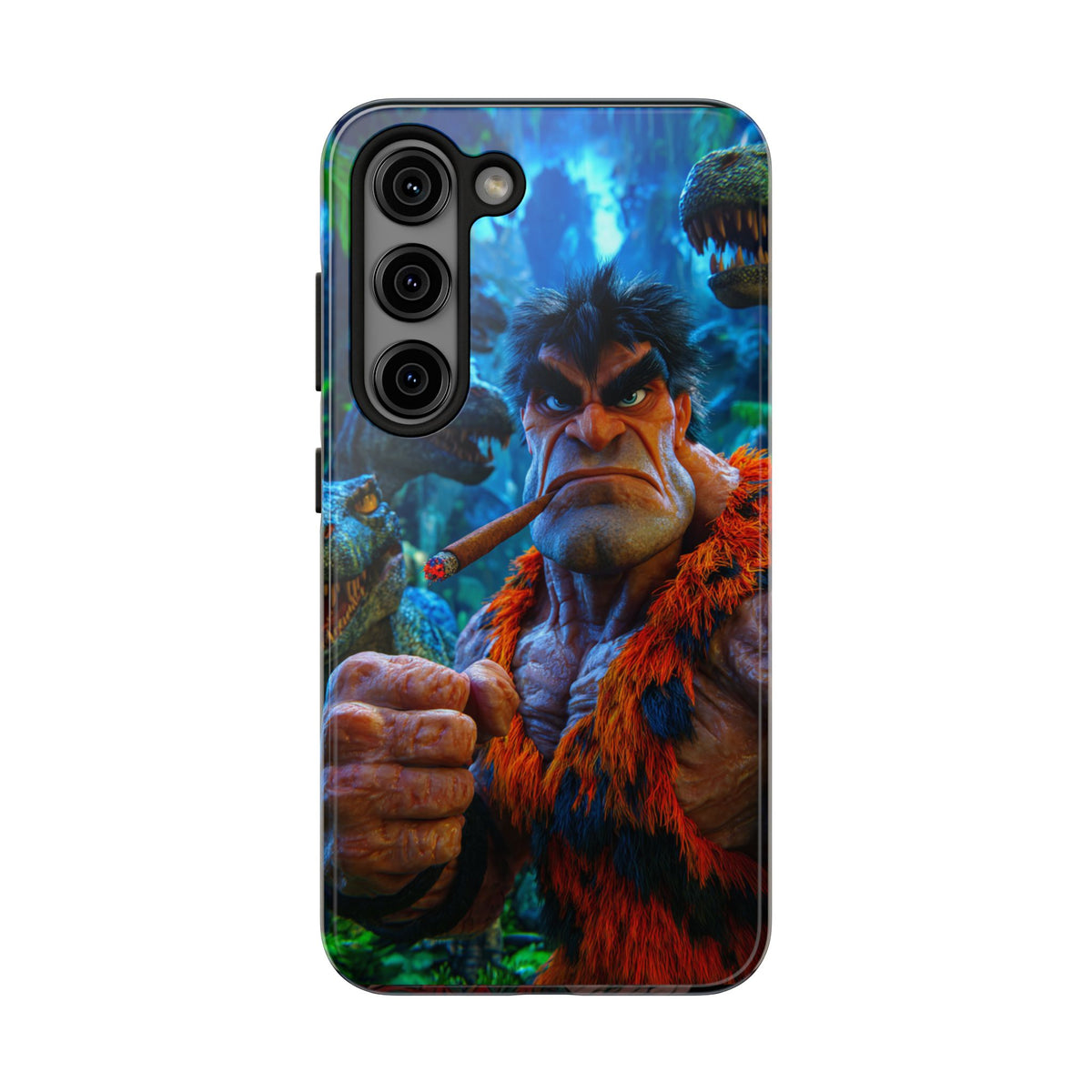 Funda Premium MINUX para iPhone y Samsung Galaxy - Caveman 004