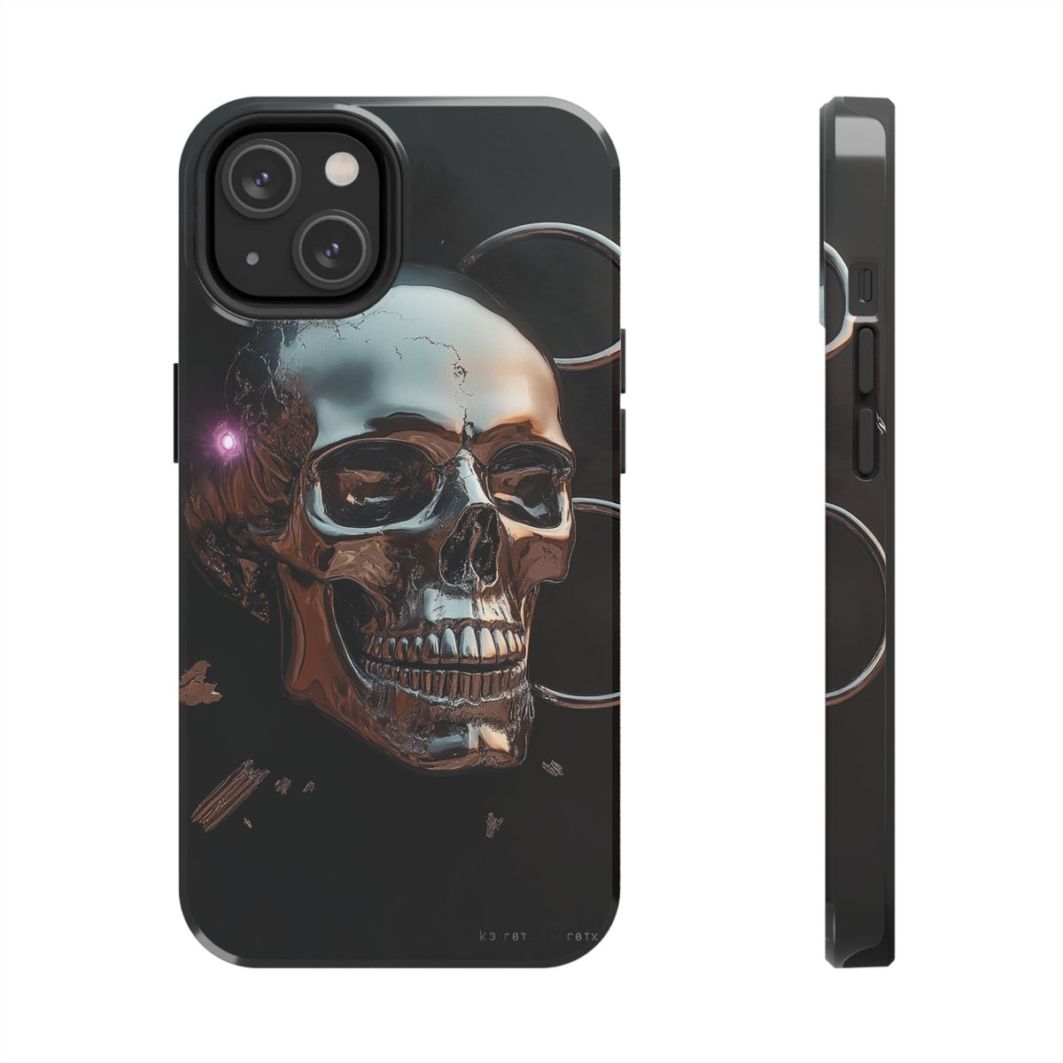 Funda Premium MINUX para iPhone y Samsung Galaxy - Iron Skull 002