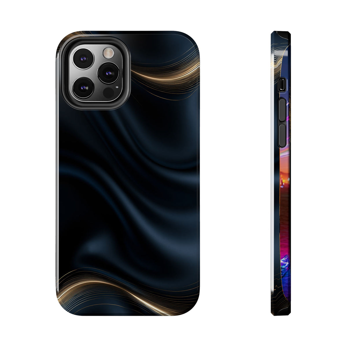 Funda Premium MINUX para iPhone y Samsung Galaxy - Obsidian 001