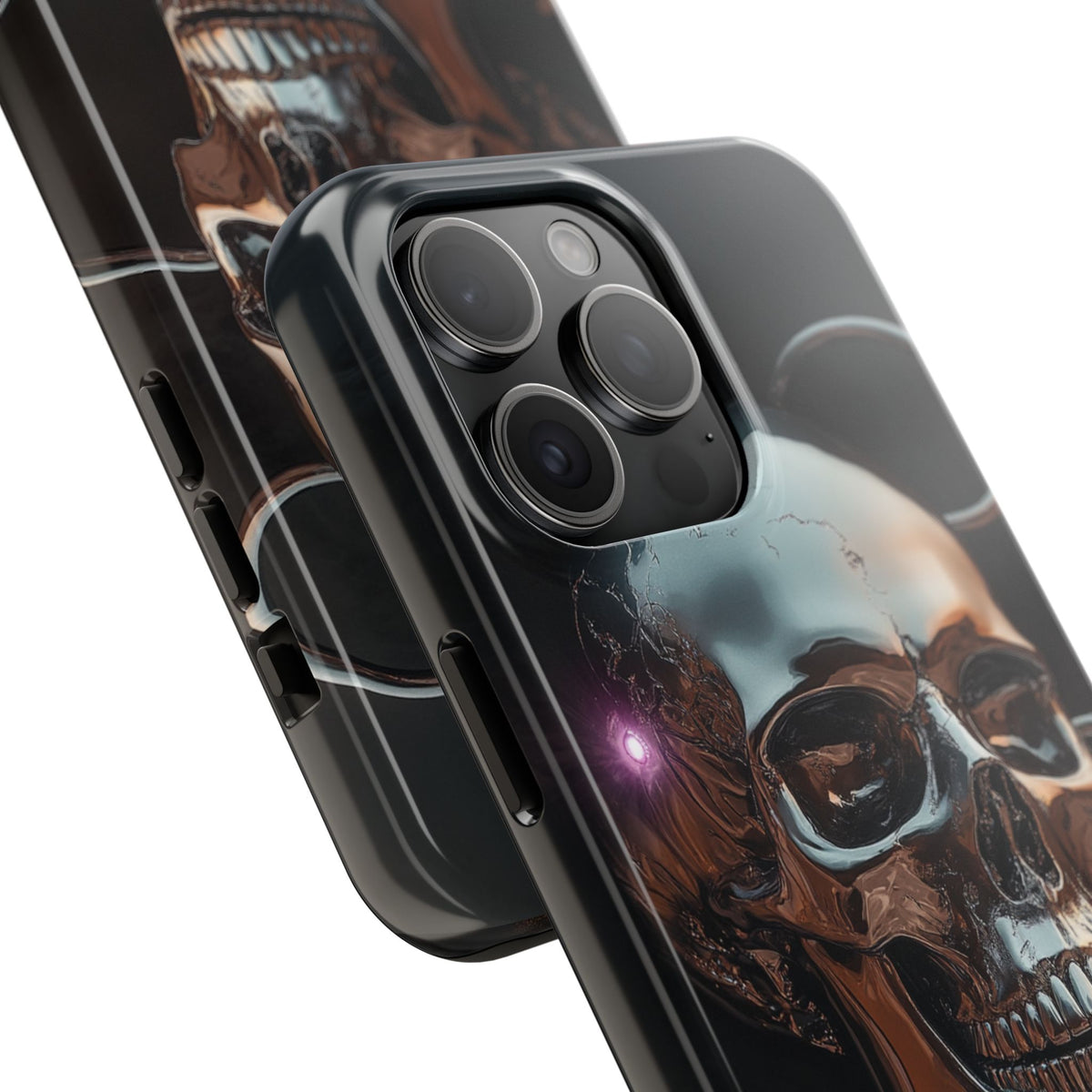 Funda Premium MINUX para iPhone y Samsung Galaxy - Iron Skull 002