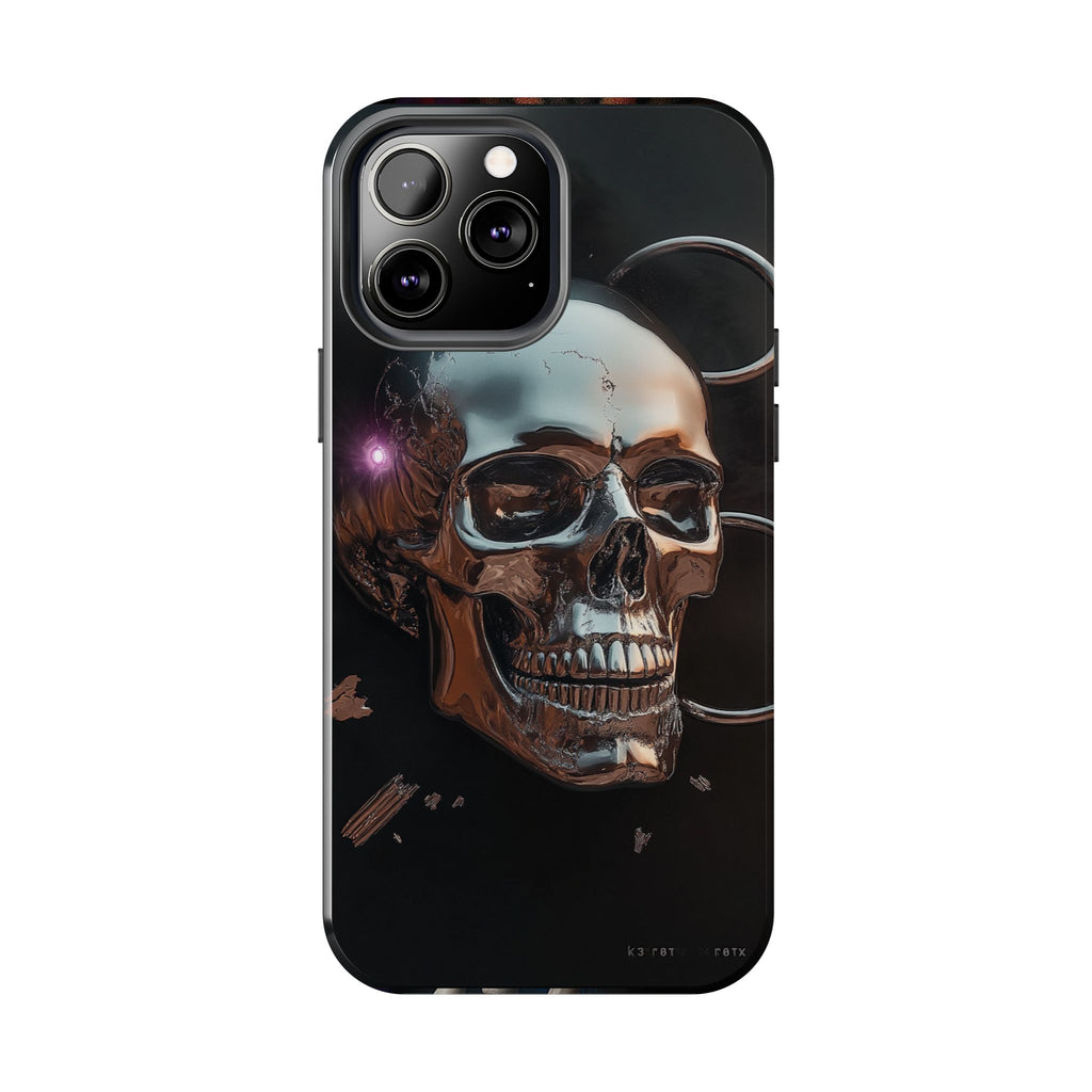 Funda Premium MINUX para iPhone y Samsung Galaxy - Iron Skull 002