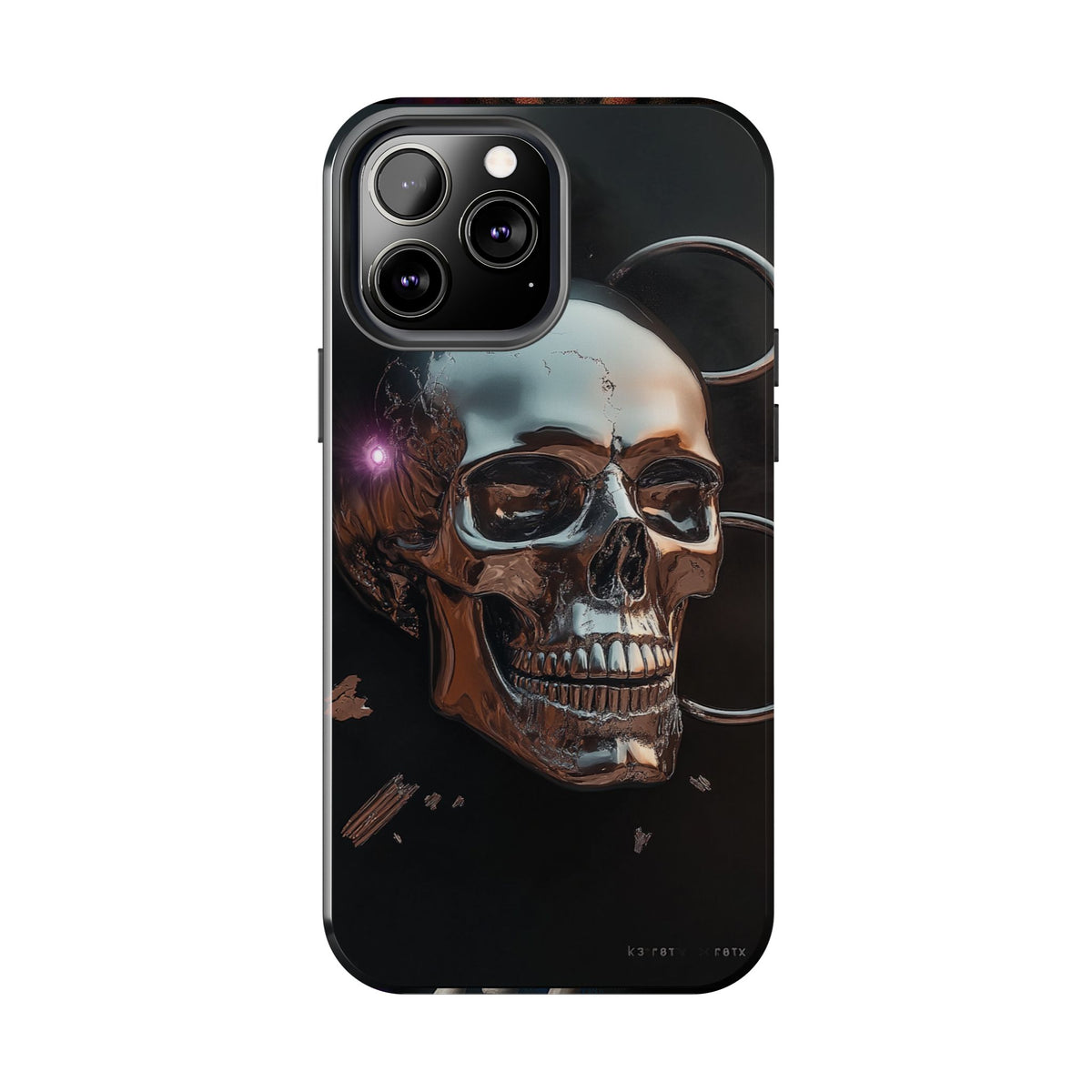 Funda Premium MINUX para iPhone y Samsung Galaxy - Iron Skull 002