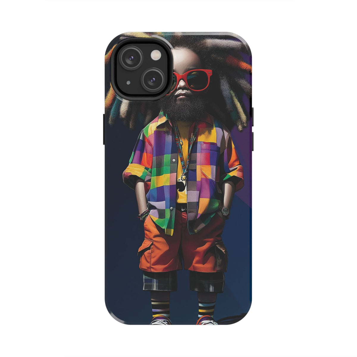 Funda Premium MINUX para iPhone y Samsung Galaxy - Psycho Shaman