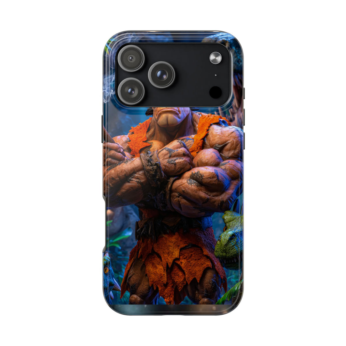 Funda Premium MINUX para iPhone y Samsung Galaxy - Caveman 001