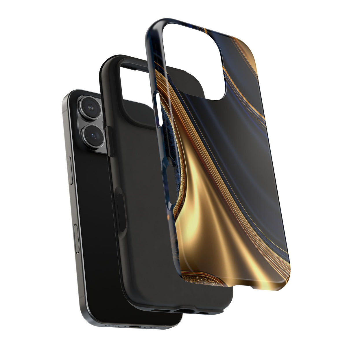 Funda Premium MINUX para iPhone y Samsung Galaxy - Liquid Gold