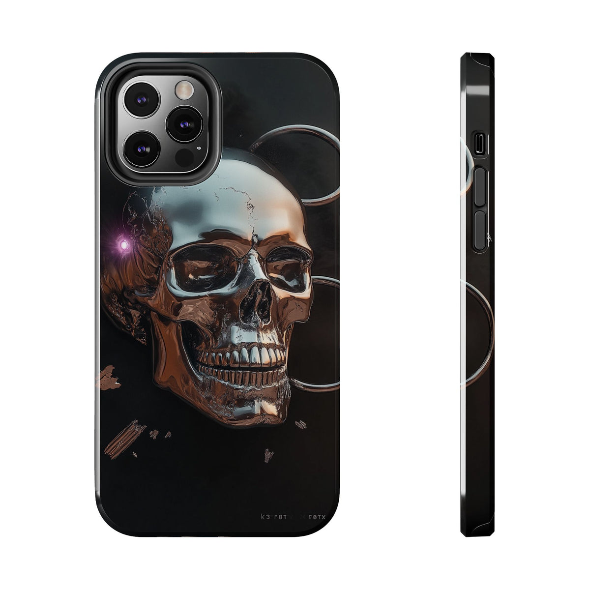 Funda Premium MINUX para iPhone y Samsung Galaxy - Iron Skull 002