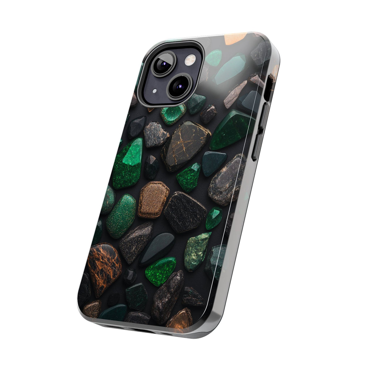 Fundas Premium MINUX para iPhone y Samsung Galaxy - Emerald Stone Mosaic