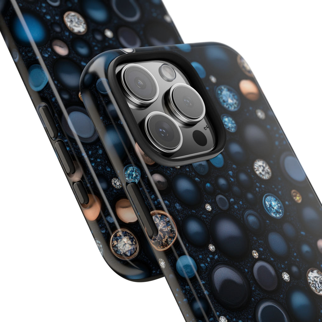 Fundas Premium MINUX para iPhone y Samsung Galaxy - Midnight Blue Pearl Mosaic