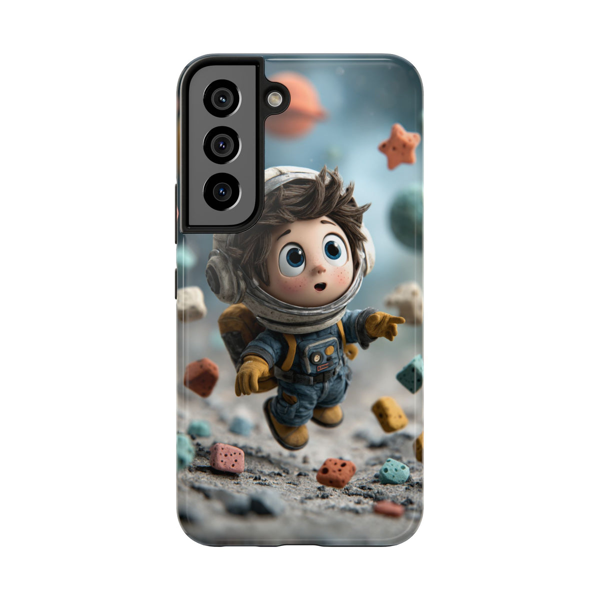 Funda Premium MINUX para iPhone y Samsung Galaxy - Astronaut child