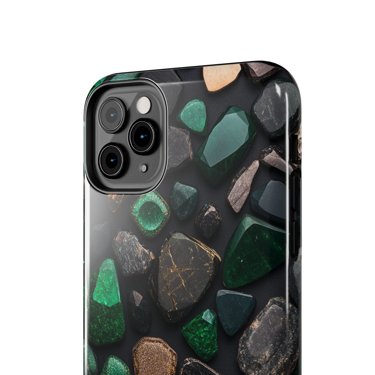 Fundas Premium MINUX para iPhone y Samsung Galaxy - Emerald Stone Mosaic