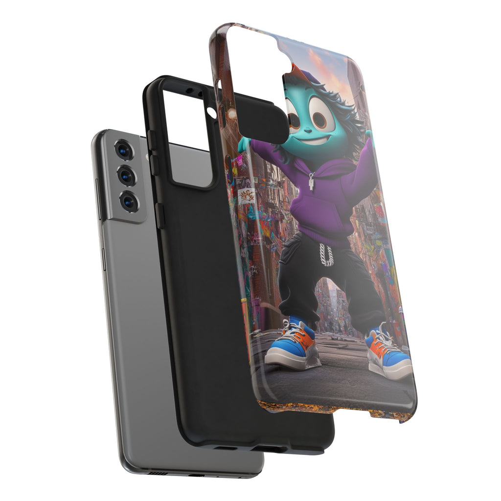 Funda Premium MINUX para iPhone y Samsung Galaxy - Alien Boy 002